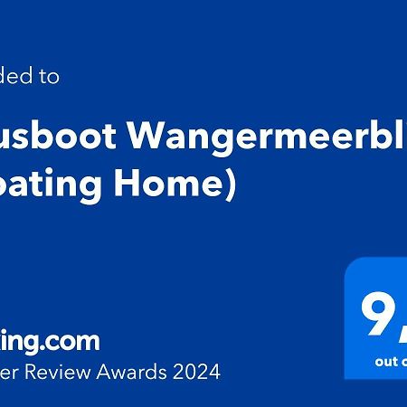 Hausboot Wangermeerblick Schillig Exteriör bild