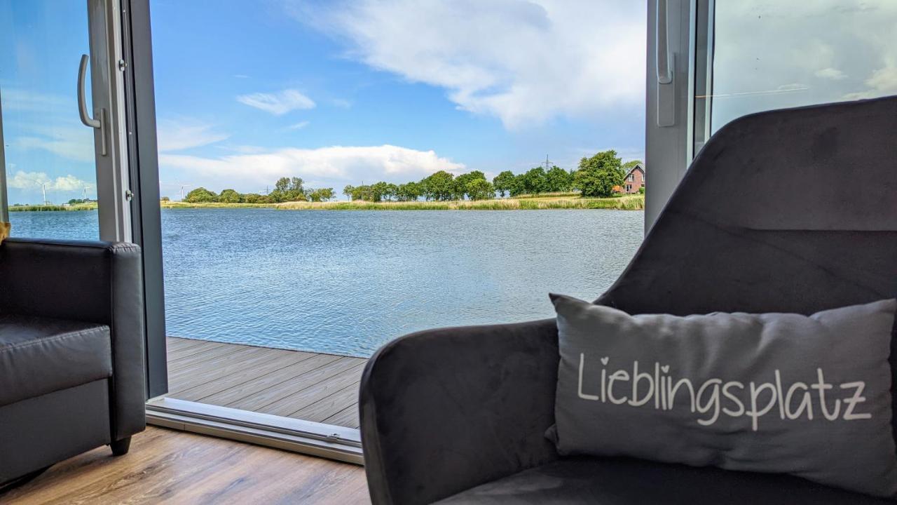 Hausboot Wangermeerblick Schillig Exteriör bild