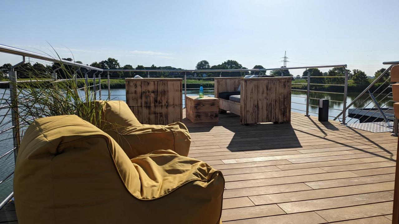 Hausboot Wangermeerblick Schillig Exteriör bild