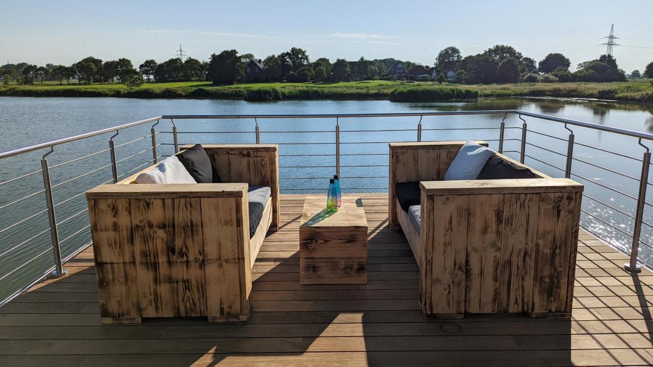 Hausboot Wangermeerblick Schillig Exteriör bild