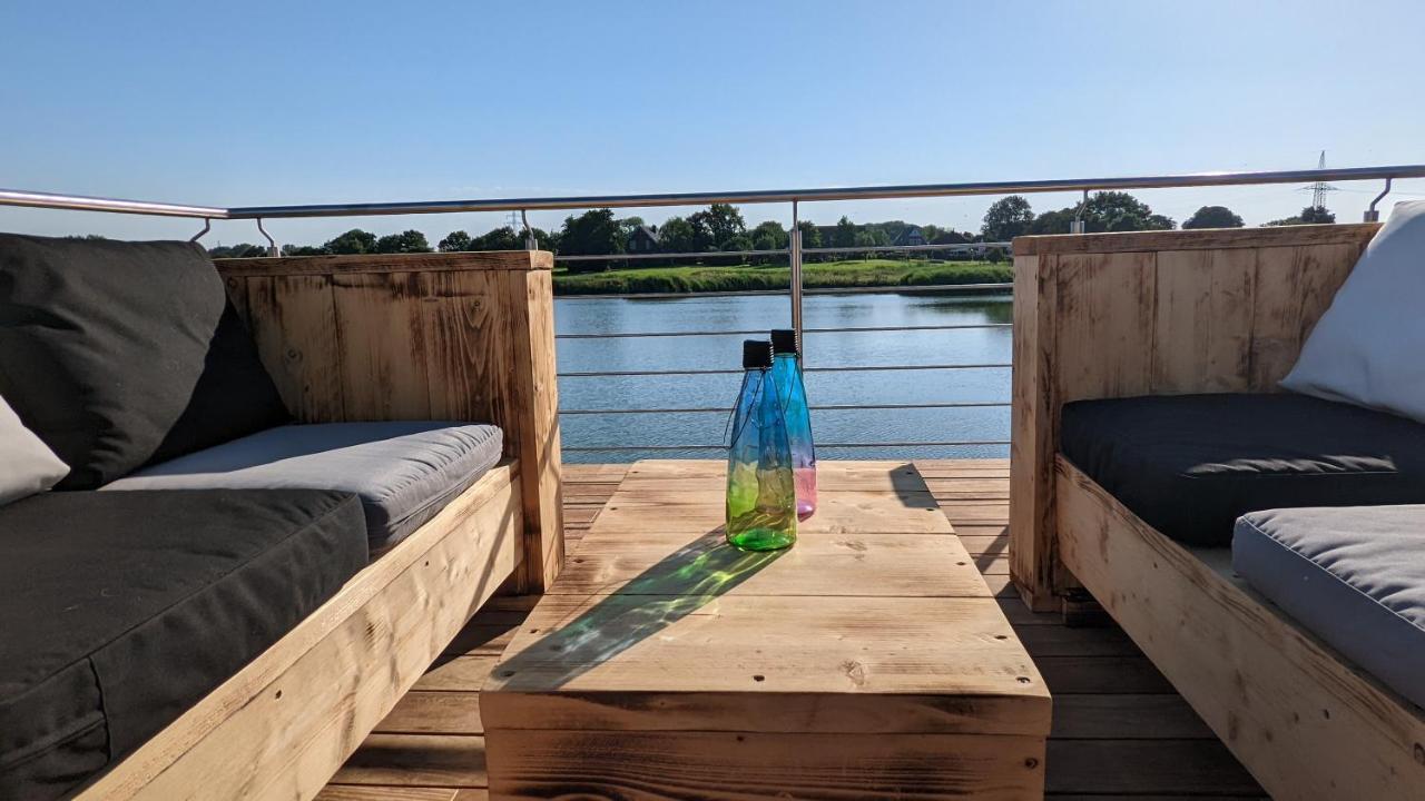 Hausboot Wangermeerblick Schillig Exteriör bild