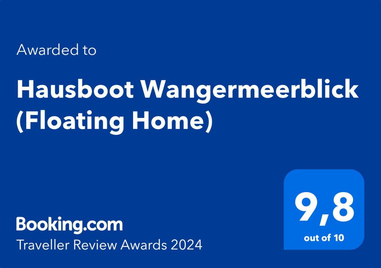 Hausboot Wangermeerblick Schillig Exteriör bild